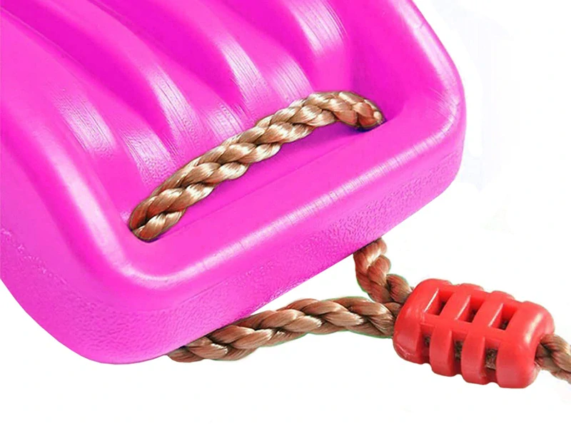 Detská záhradná hojdačka doska ružová