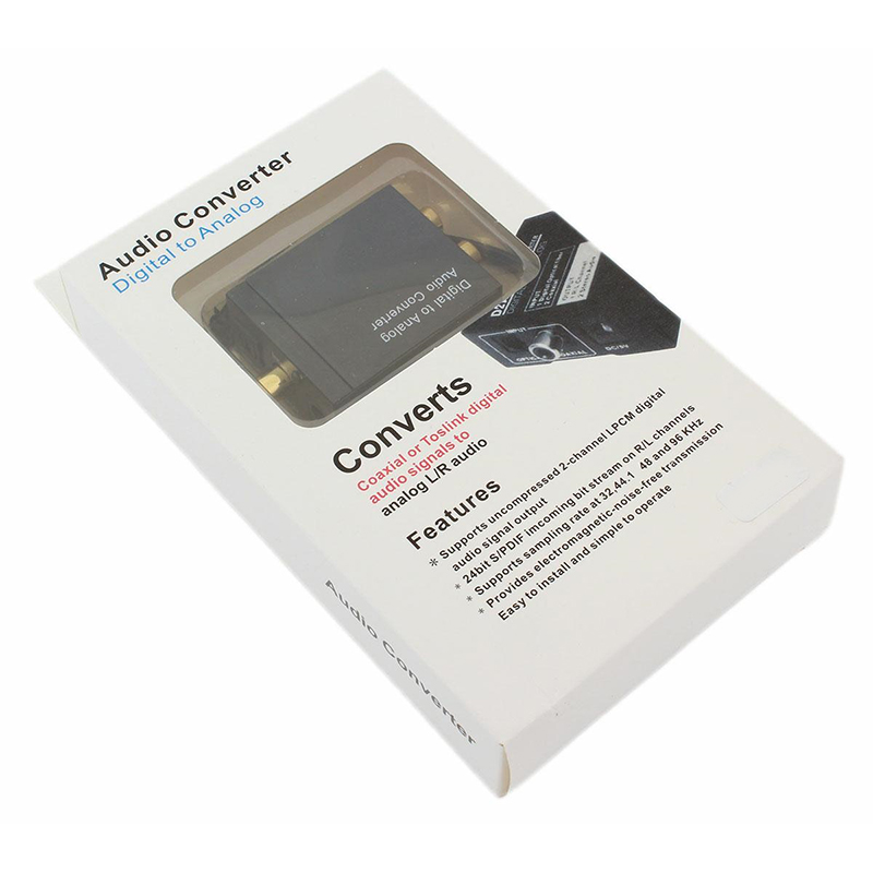 Adaptér - Konvertor SPDIF 2xRCA+JACK USB