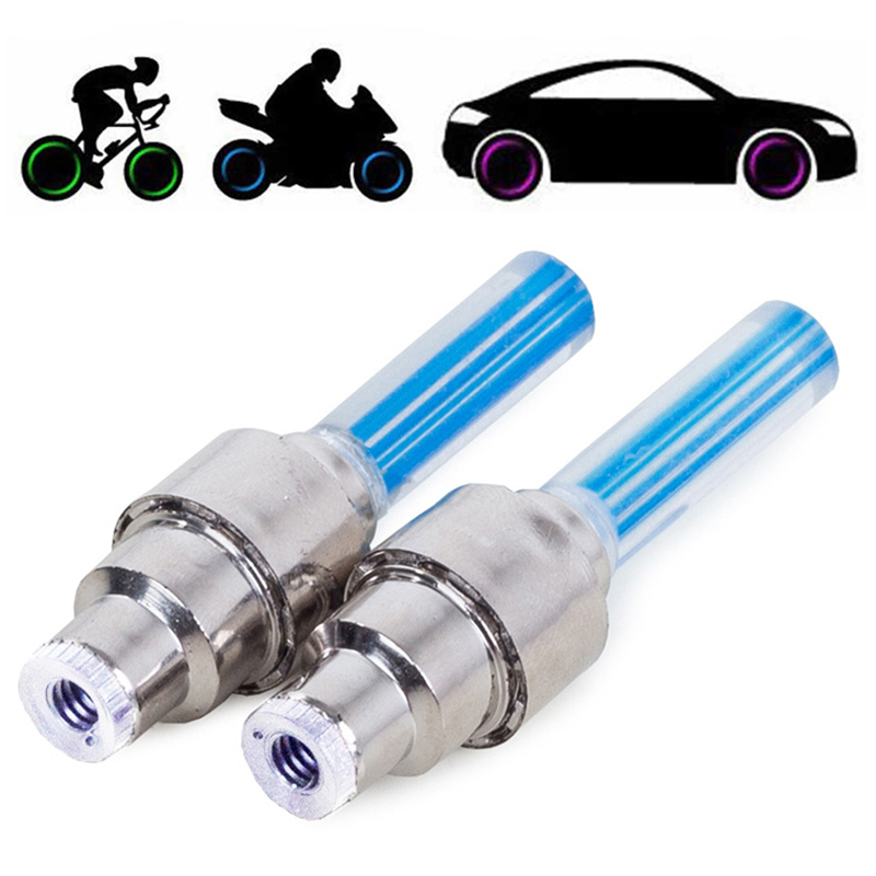 Ventily svietiace modré 2ks