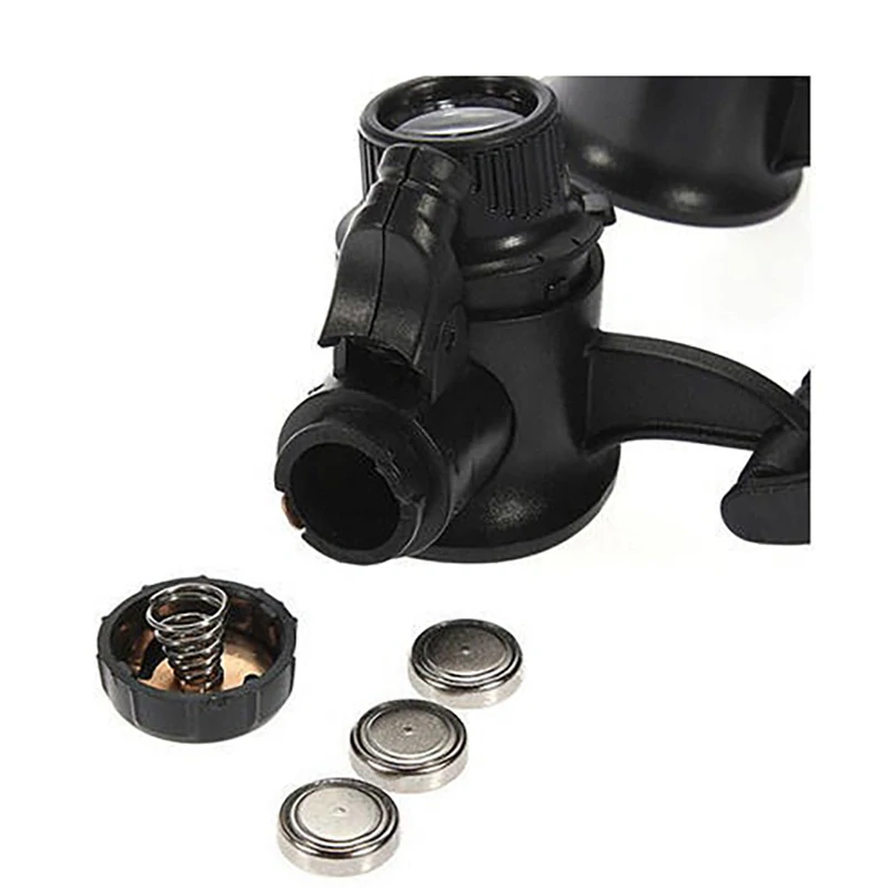 Okuliare hodinárske LED s výmennou šošovkou