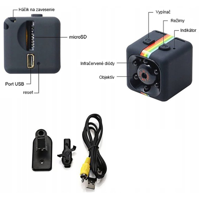 Mini kamera SQ11 Full HD