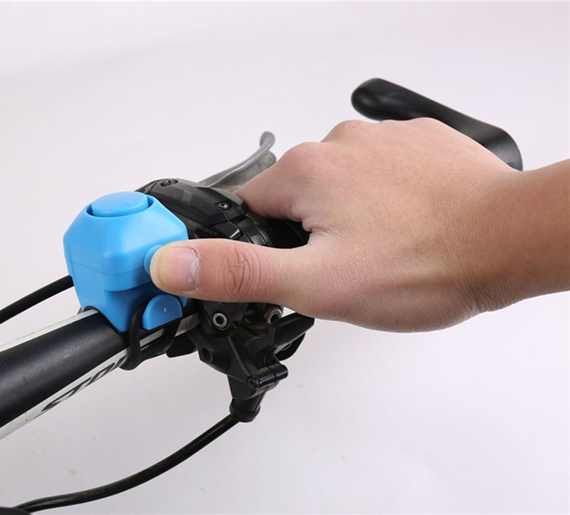 Zvonček na bicykel elektrický červený