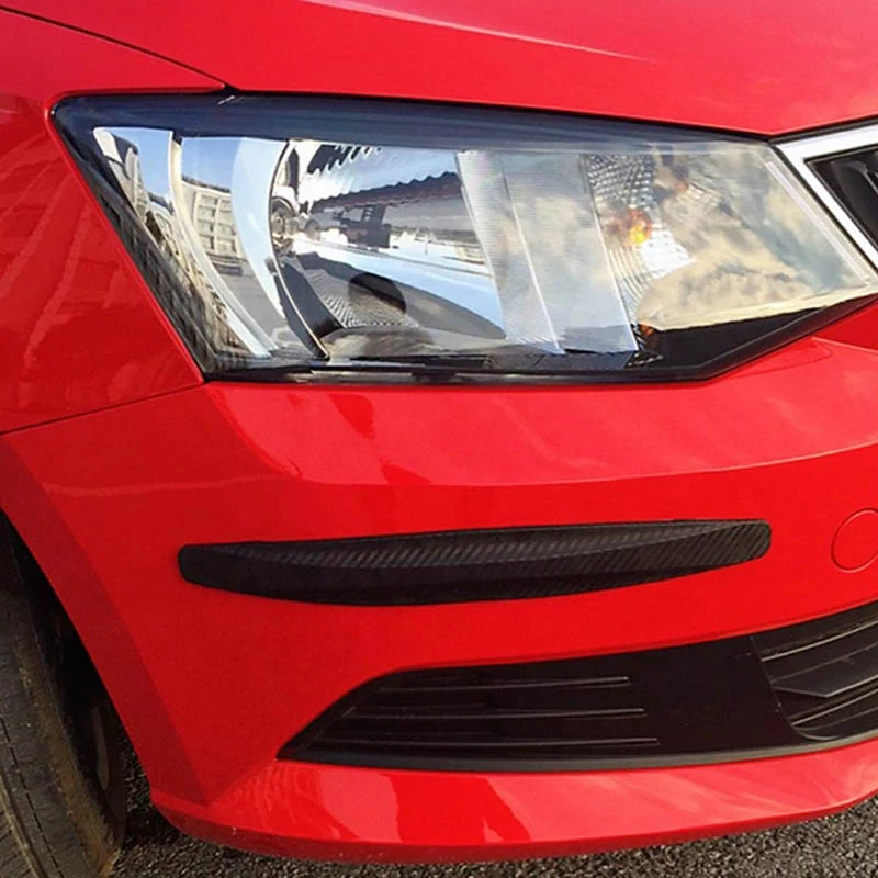 Flexibilná gumená ochranná lišta na nárazník auta 2ks čierna