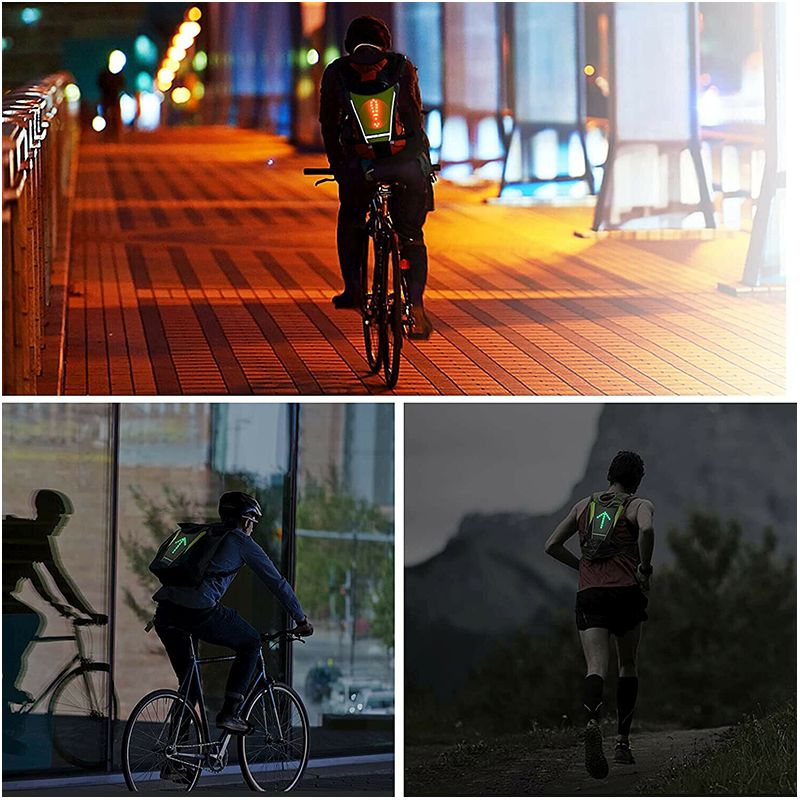 MCE420 - Reflexná vesta so signalizáciou a smerovkami