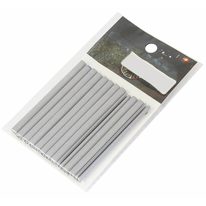 Reflexné rúrky na špice bicykla a motocykla strieborné