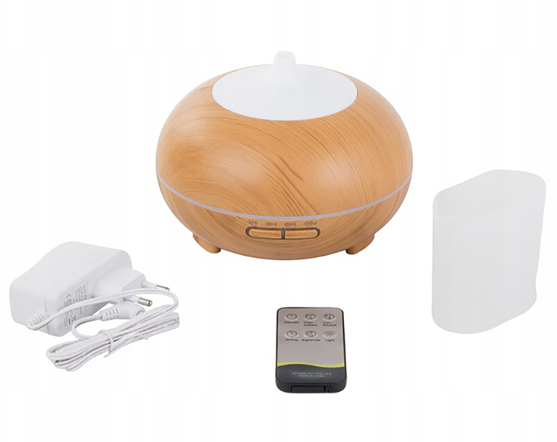 Ultrazvukový ionizátor a zvlhčovač vzduchu KJR-020 300ml na diaľkové ovládanie