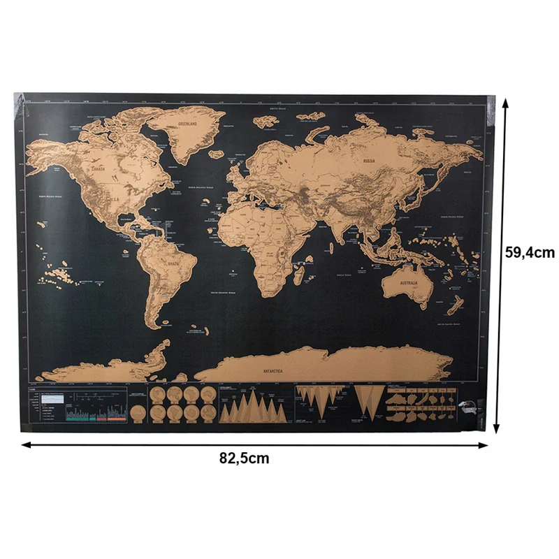 Stieracia mapa sveta