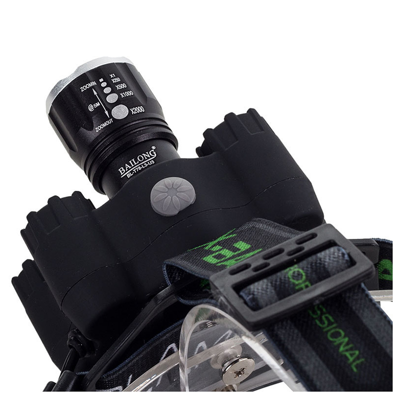 Bailong BL-T78-L3-U3 - Profesionálna čelovka Cree XL-T6