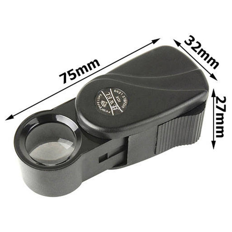 Vrecková lupa 10x 20mm