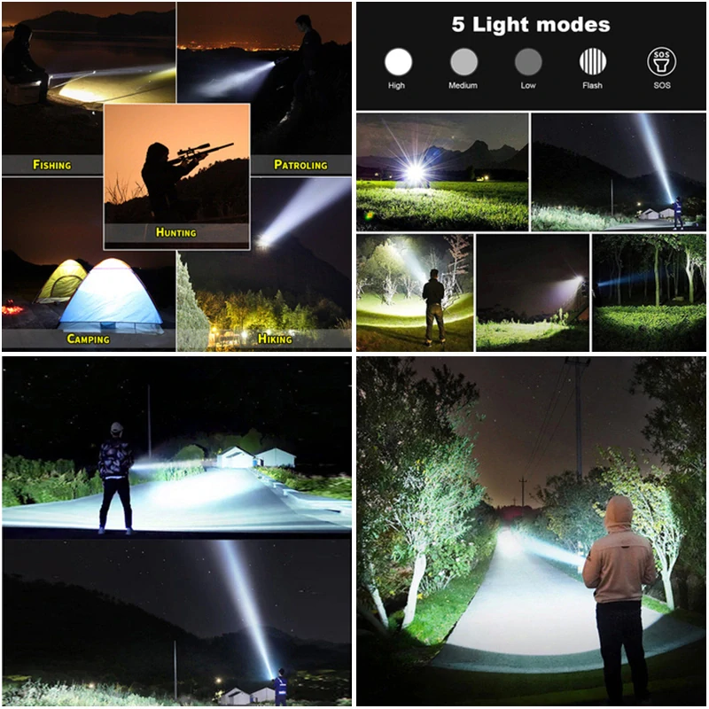 LED Baterka BAILONG BL-XHP59