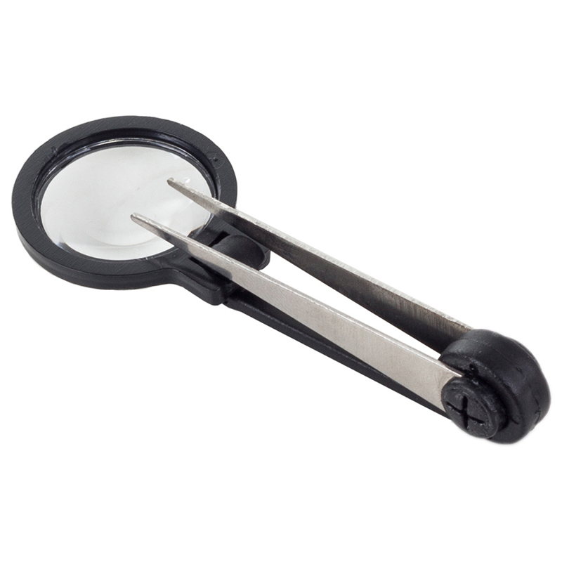 Lupa s pinzetou 25mm