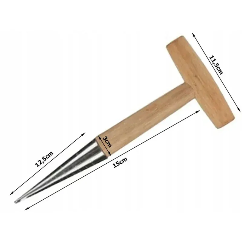 Dierovací kolík na sadenie s mierkou