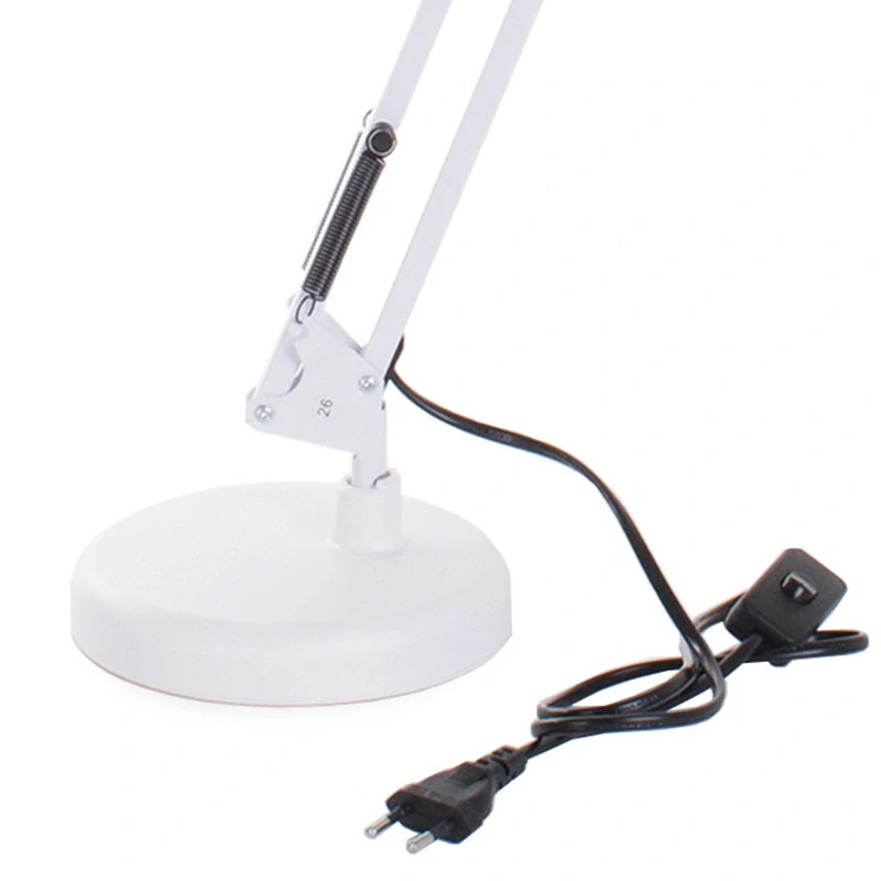 Nastaviteľná stolná lampa biela