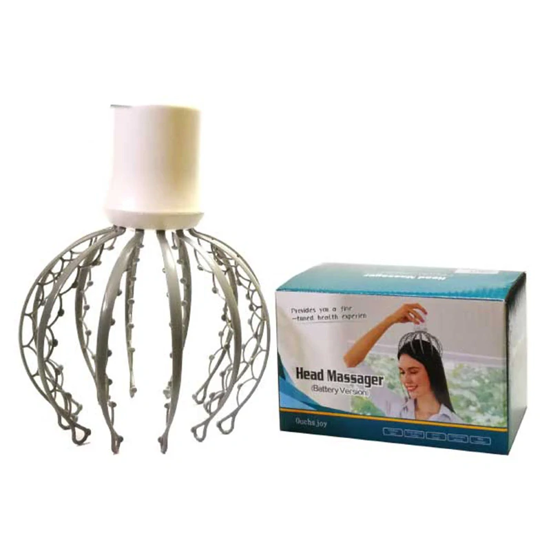 Masážna pomôcka na hlavu skladacia na batérie