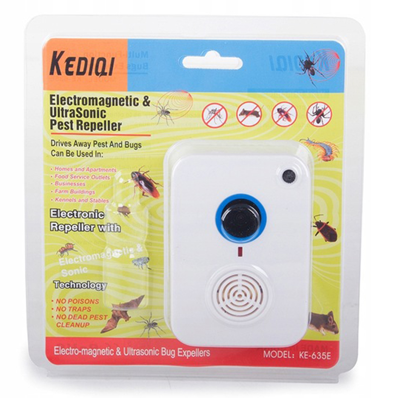 Elektronický ultrazvukový odpudzovač hmyzuu Kediqi KE-635E