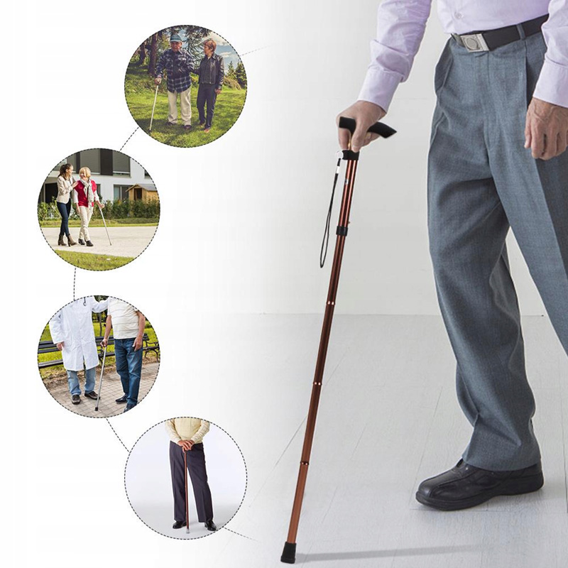 Vychádzková ortopedická palica skladacia