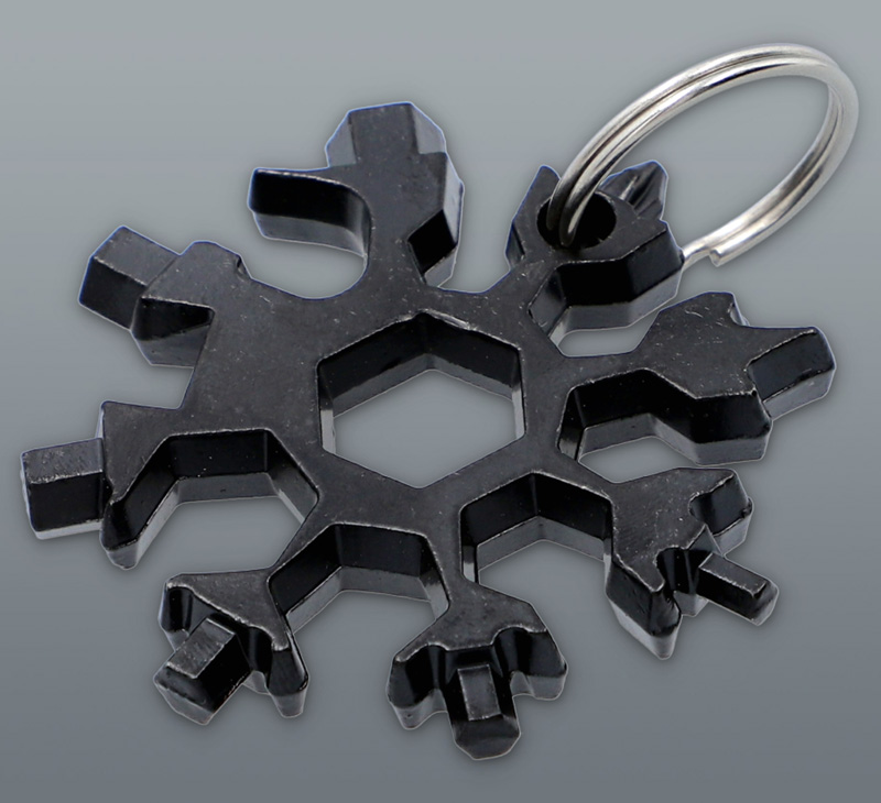 Vločka čierna - Viacfunkčný kľúč 18 v 1