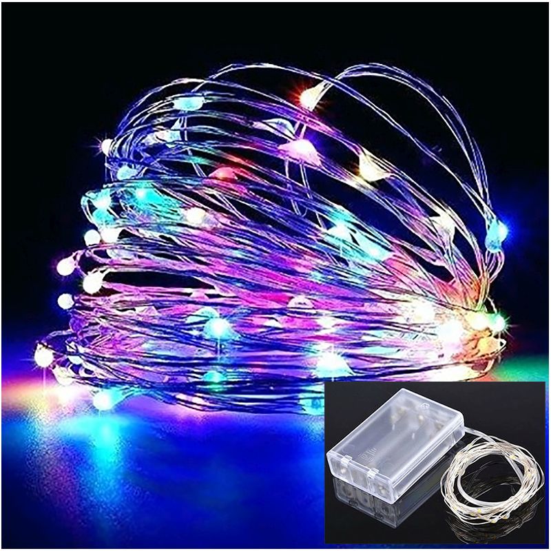 LED Vianočná reťaz 100 LED multicolor 10 metrov