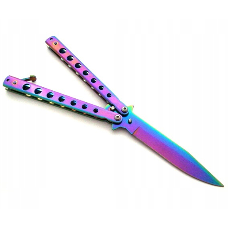 Nôž motýlik rainbow 22/10cm