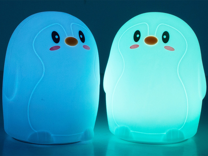 Detská dotyková LED lampa Tučniak