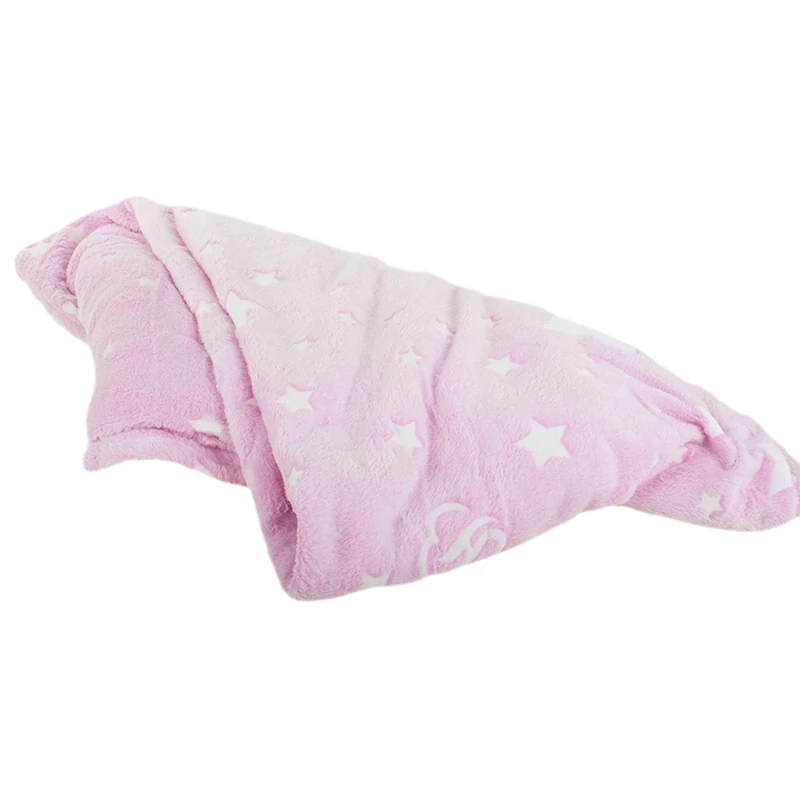 Svietiaca deka 200x150cm ružová