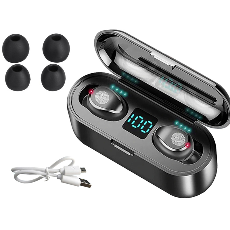 Bezdrôtové slúchadlá Bluetooth F9-8 s powerbankou