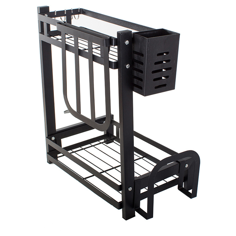 Kuchynský organizér kovový dvojposchodový