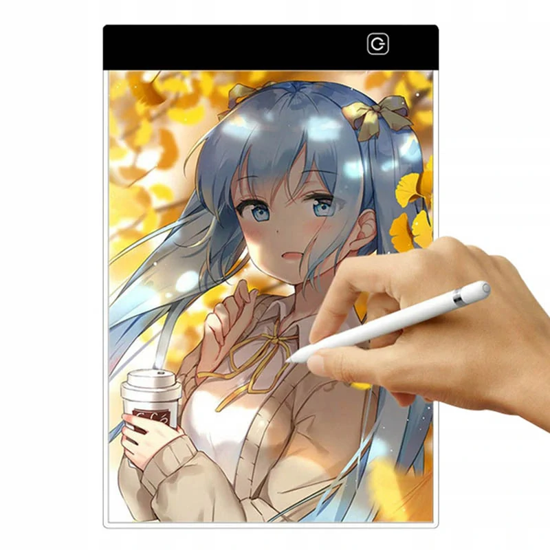 LED podsvietená kopírovacia doska na obkresľovanie A4