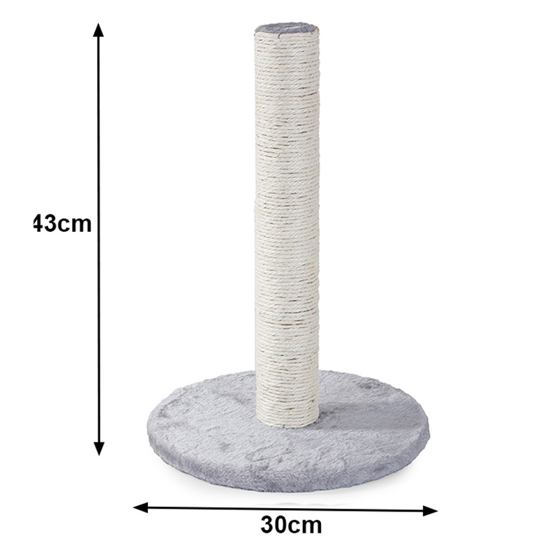 Škrabadlo pre mačku 43cm sivé