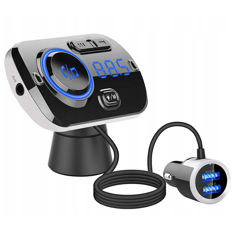 Audew Transmitter FM Bluetooth USB 5.0 multifunkčný 8v1