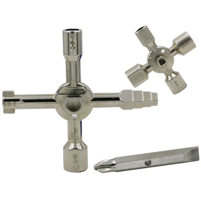 Univerzálny kľúč na bezpečnostné skrinky 10v1