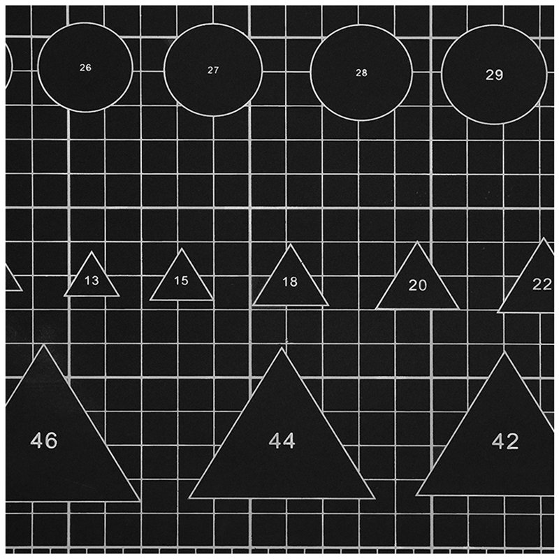 Modelárska podložka na rezanie A1 obojstranná čierna