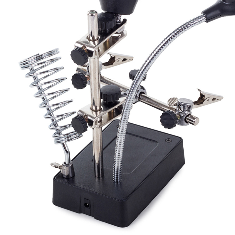 Sada Tretia ruka s lupou 5LED MG16129-C