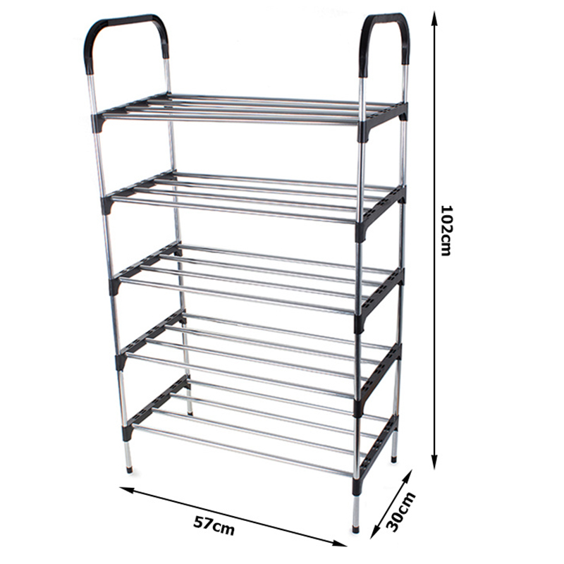 Regál na topánky s 5 policami