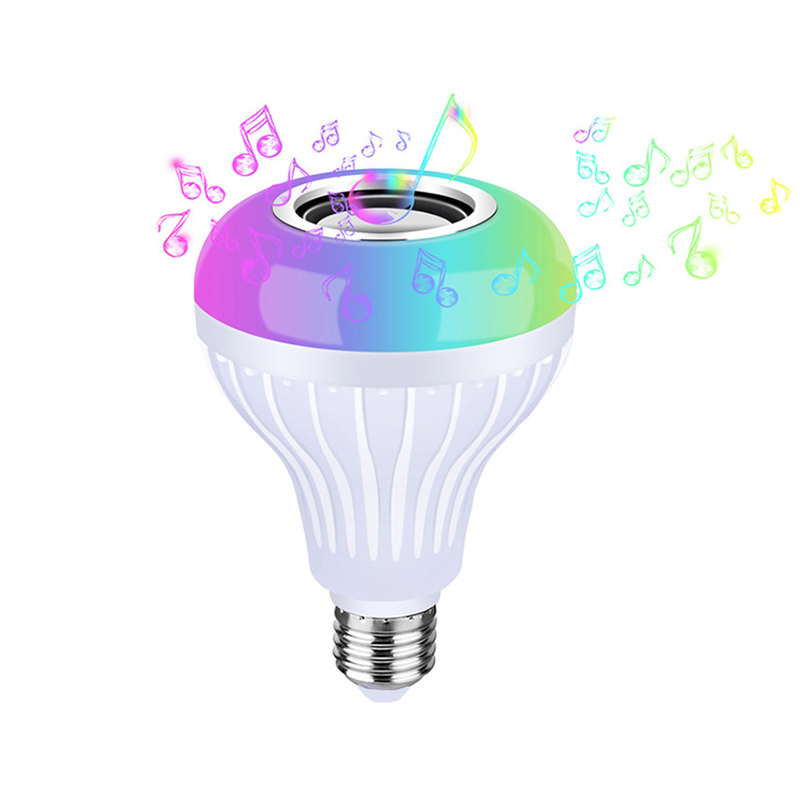 Žiarovka E27 LED 12W RGB Bluetooth s reproduktorom