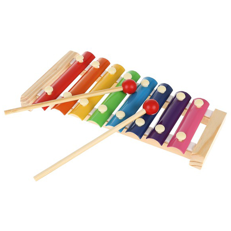 Sada detských drevených hudobných nástrojov 24 dielna s plecniakom Kruzzel