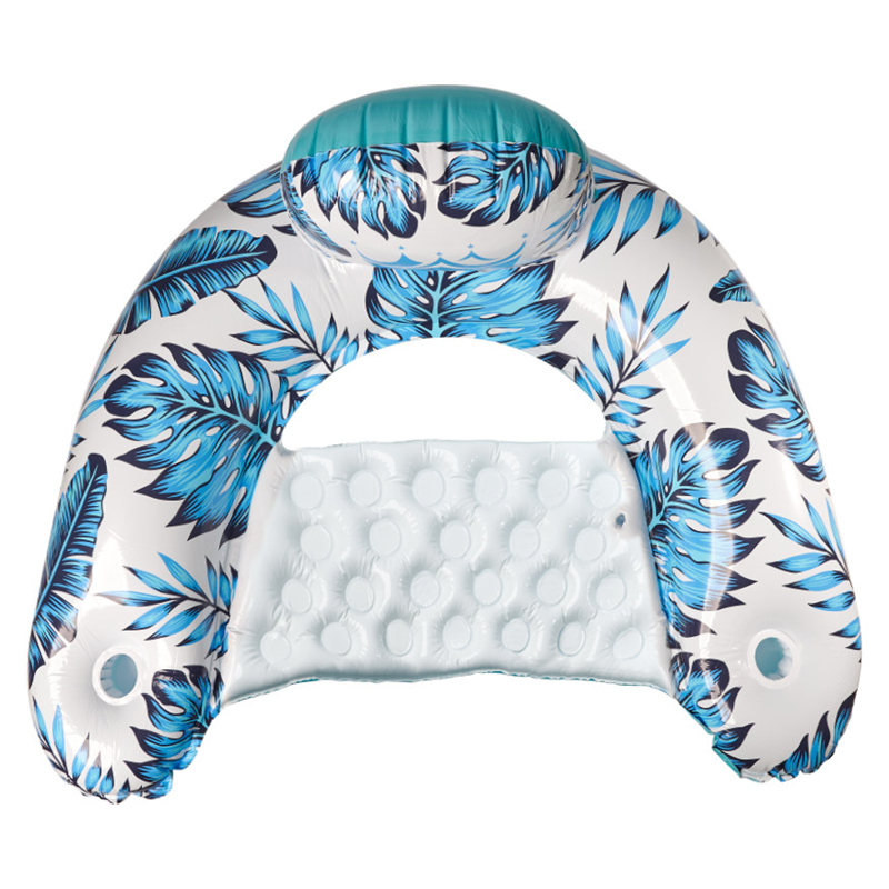 Nafukovací kreslo do vody modré