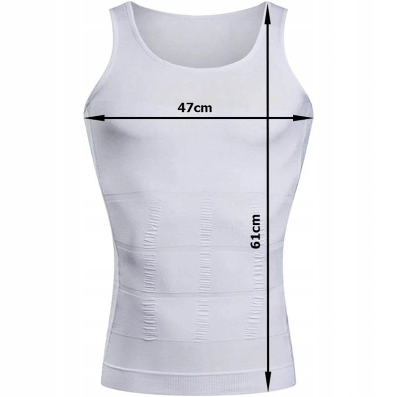 Zoštíhľujúce tričko biele XXL