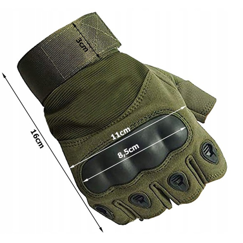 Taktické rukavice vojenské khaki XL