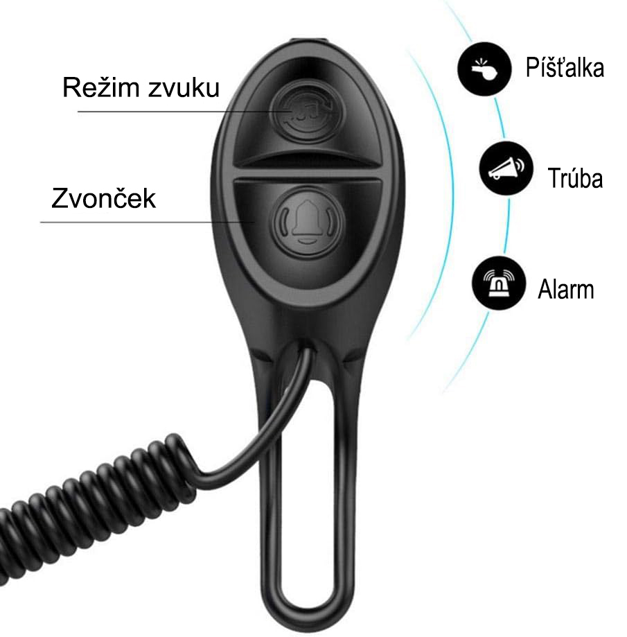 Elektrický zvonček na bicykel