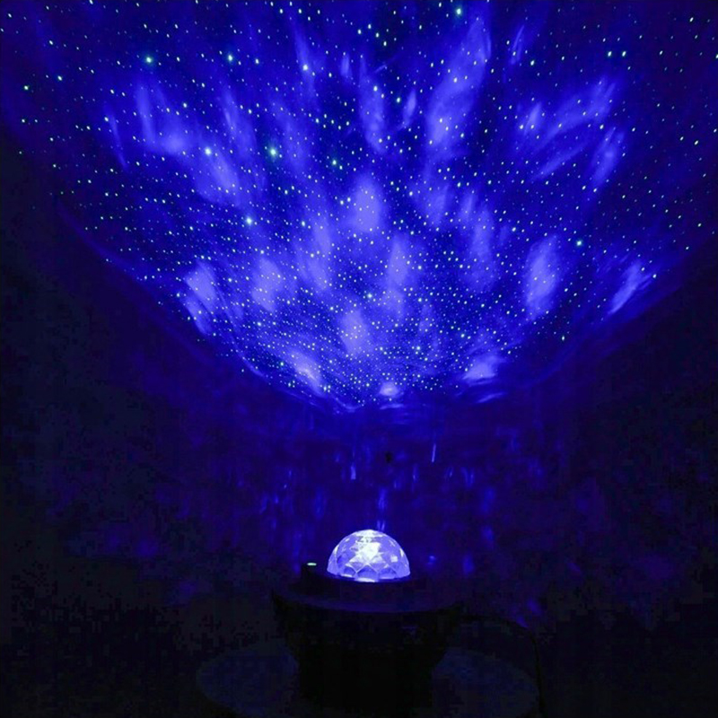Nočná lampa s projektorom Bluetooth
