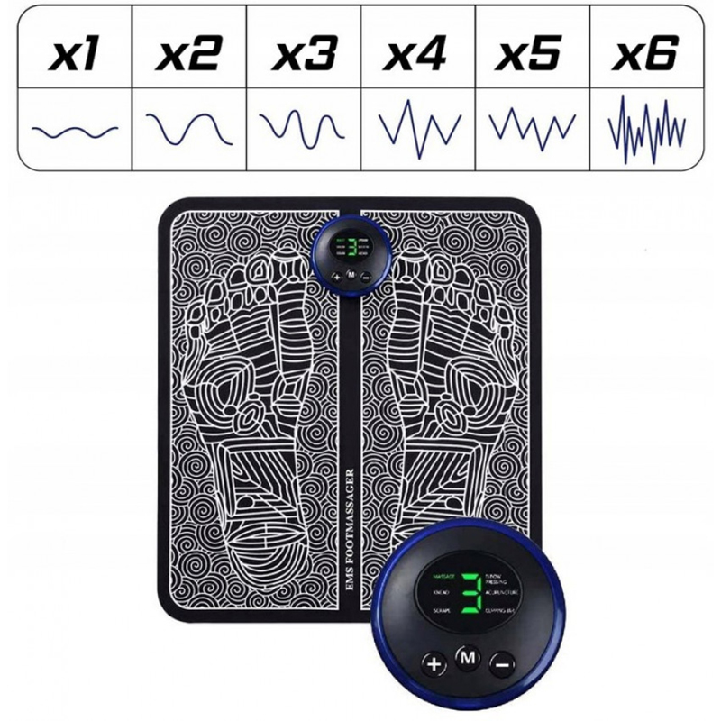 Masážna podložka na chodidlá USB