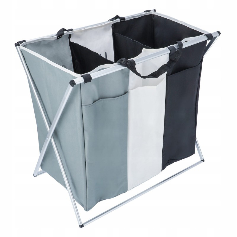 Kôš na bielizeň trojkomorový 137L