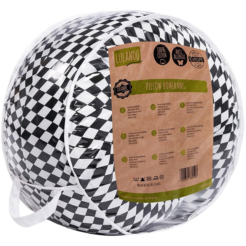 Lulando - Bumerang - Polohovací vankúš pre mamičky 200x39cm