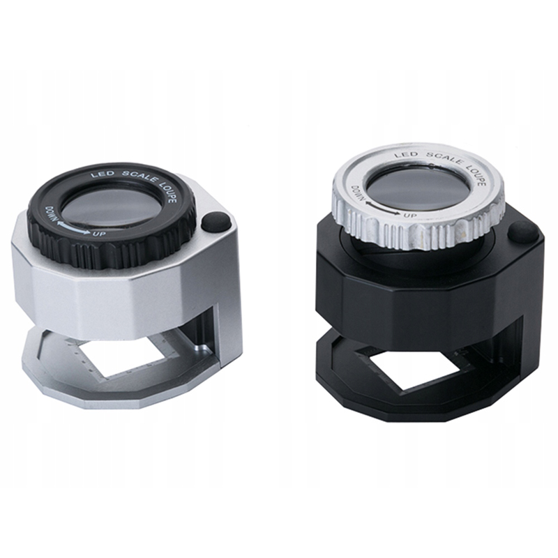 Vrecková UV lupa 3LED 30x