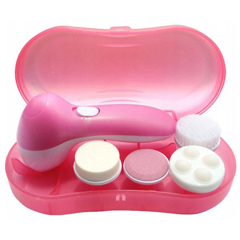 Čistiaca kefka na zhrubnutú kožu a pleť 4v1