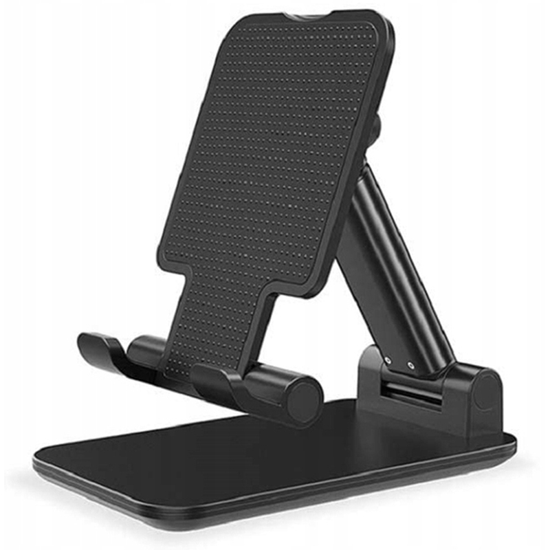 Stojan na telefón a tablet čierny