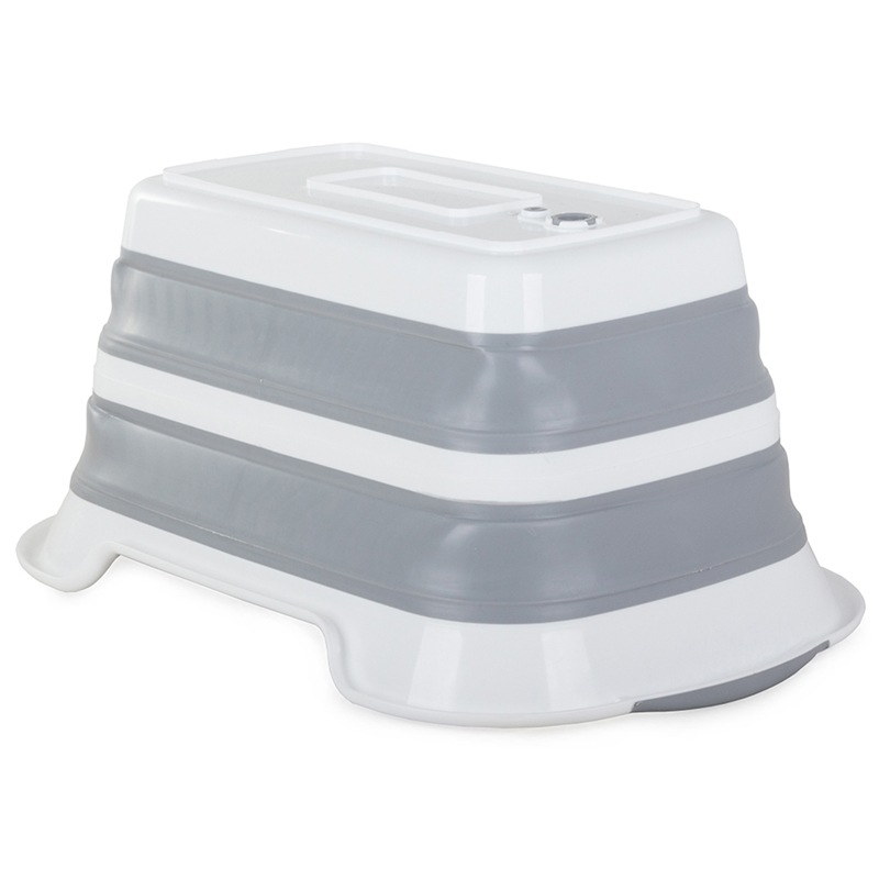 Silikónová skladacia nádoba s odtokom 40L