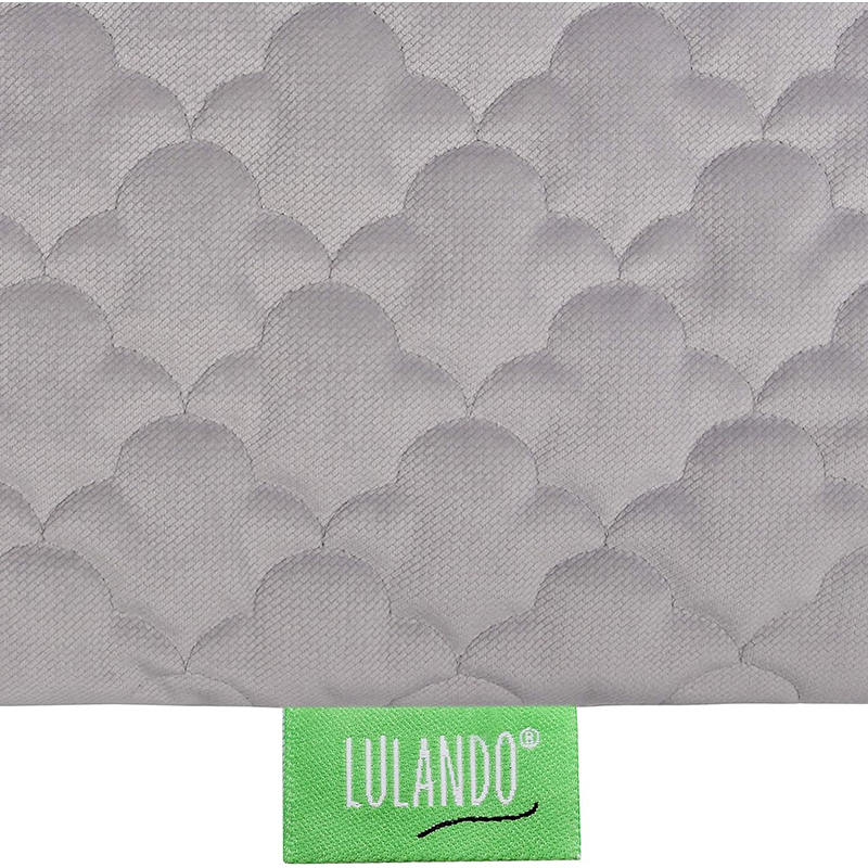 Lulando - Detská prikrývka s vankúšom sivá