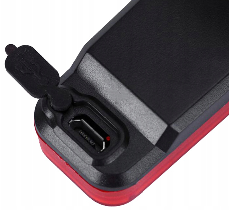 Zadné svetlo na bicykel LED USB BL-W08A